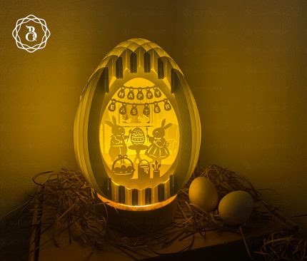 3D Easter Egg SVG