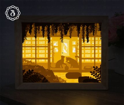 How to Make a Paper-cut Light Box : Unicorn Paper Art 