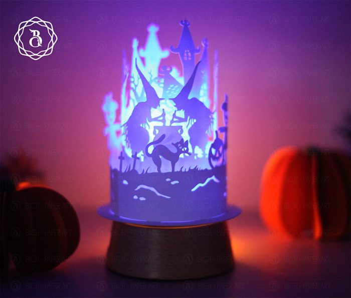 Witch Is Cooking Magic Potion Lanterns - Paper cutting Templates - DIY Halloween Decorations - Halloween Paper Lanterns
