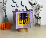 Happy Halloween Book Star Lantern 3D SVG, Pumpkin Paper Lanterns, 3D Paper Star Template, Halloween Decorating Handmade