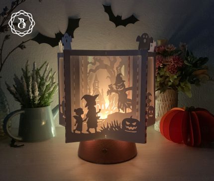 Book Star Lanterns Pumpkin Halloween SVG, 3D Paper Star Template, Halloween Decorating Handmade, Pumpkin Lanterns Halloween Paper Cut